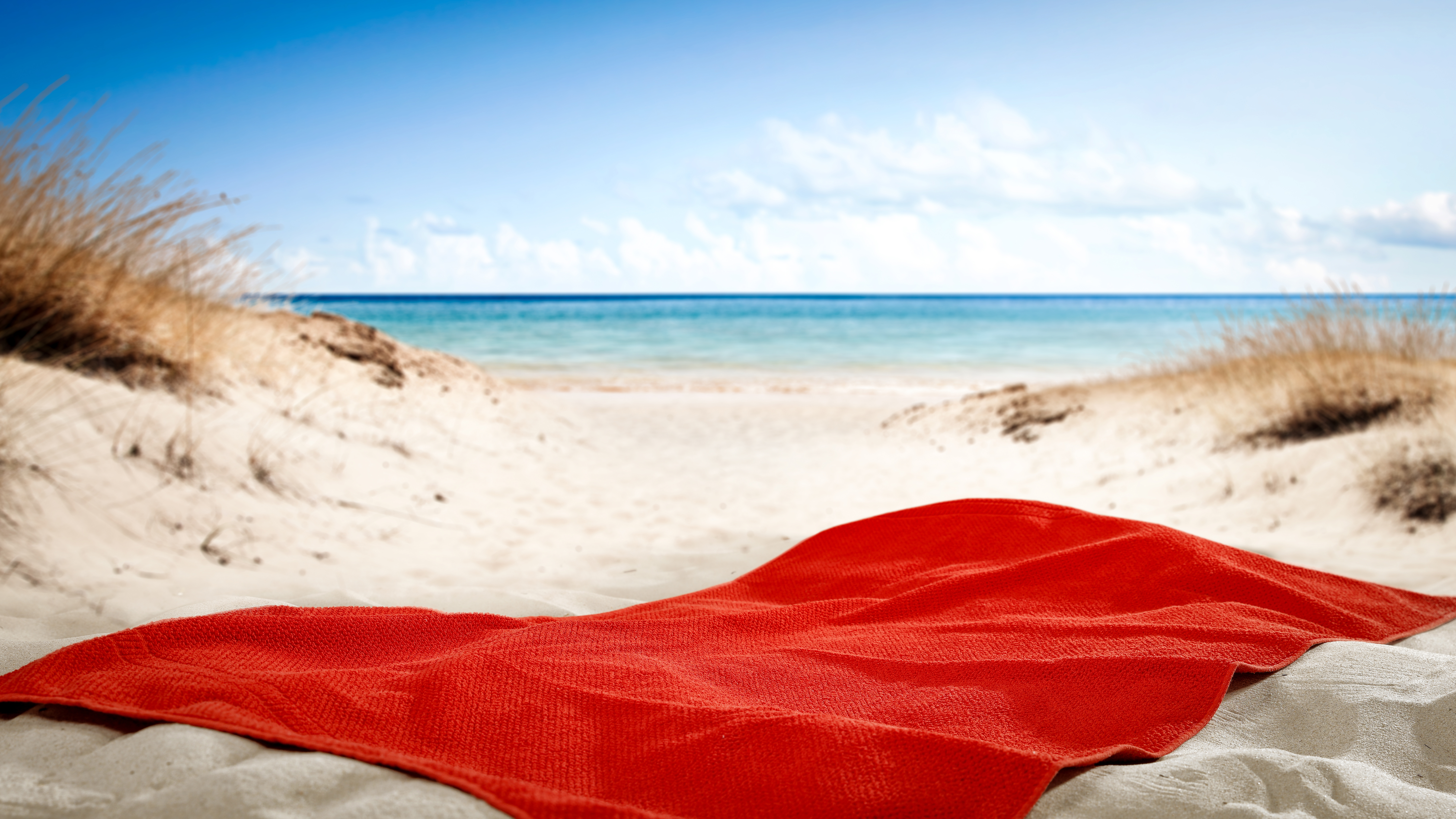visuel drap de plage XXL,visuel sur fond d'ambiance plage